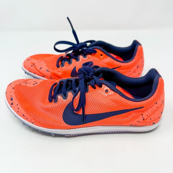 Nike Zoom Rival D 10 ‘Bright Mango' Track SPIKES Running Shoe Women's Size 5 - Picture 2 of 11
